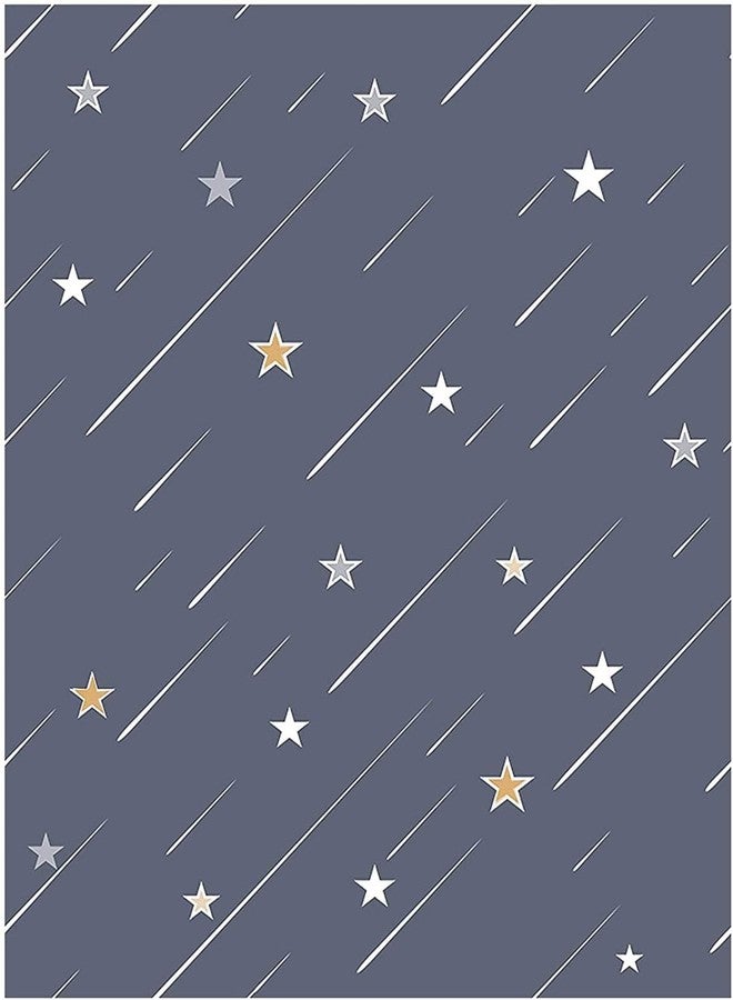 PIXELPACE Self Adhesive Peel & Stick 45 x 304 cm Waterproof Wallpaper for Living Room Hall Bedroom Decoration PVC Vinyl DIY Wall Stickers Multicolor, Count of (1, Stars) - Image 1